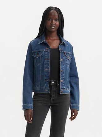 Levi's Original Trucker Jacket - Womens - L - Blue