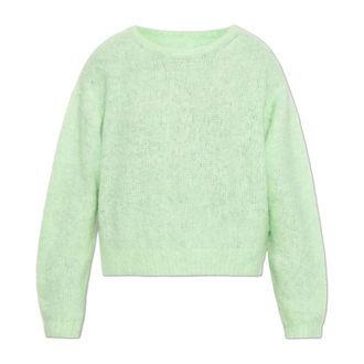 American Vintage American Vintage, Round-neck Knitwear, female, Green, Size: S Niby Jumper