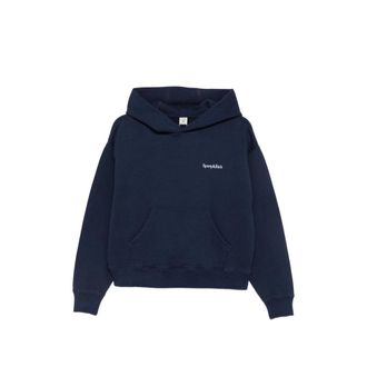 Sporty & Rich Logo-embroidered Pouch-pocket Hoodie