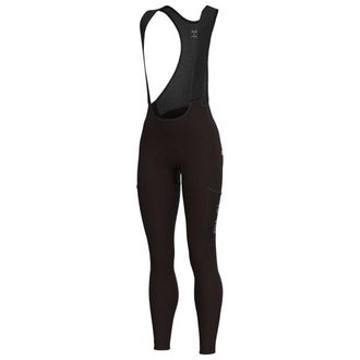 Al&eacute; Off Road Gravel Stones Cargo 2.0 Bibtights Velohose f&uuml;r Damen | coffee