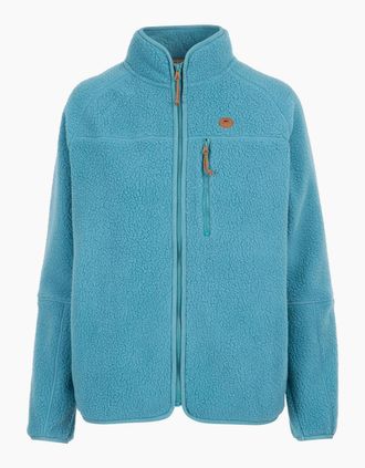 Trespass Womens Trespass Womens/Ladies Quake Leather Trim Fleece Jacket - Blue - Size: 22/20