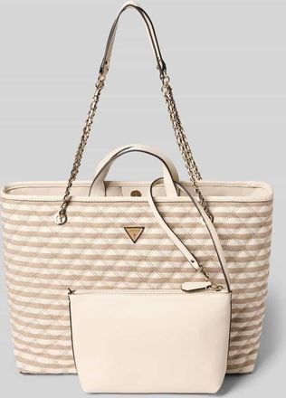 Guess Tote Bag mit Viskose-Anteil Modell GIULLY in Beige, Gr&ouml;&szlig;e 1