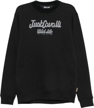 Just Cavalli Sudadera Cuello Redondo - Sweatshirts & Hoodies - Hombre - Negro - M