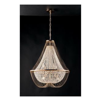 Netlighting Vienna Crystal K9 Chandelier 60Cm Diameter Gold E14