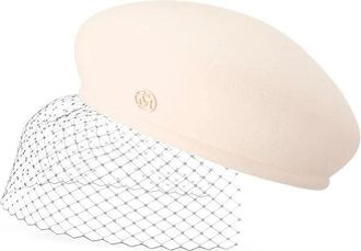 Maison Michel New Bonnie Veil - Dames - Hoeden - Roze - S - Accessoires