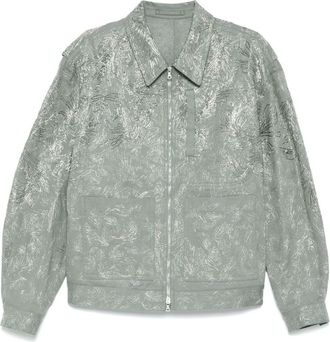 Dries Van Noten Floral-Embroidered Jacket - Mens - Cotton