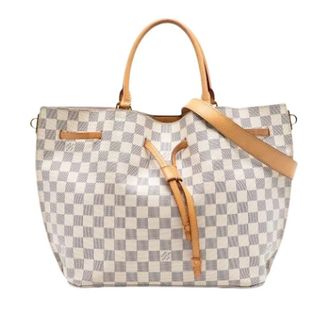 Louis Vuitton Pre-owned Bucket Bags, female, White, Size: ONE SIZE Pre-owned Girolata Bucket Bag