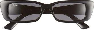 Ray-Ban Teru 54mm Rectangle Sunglasses in Black at Nordstrom Rack