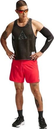 Nike Second Sunrise Dri-FIT ADV Shorts met binnenbroek - Heren - Sport - Rood - Maat: S Spandex