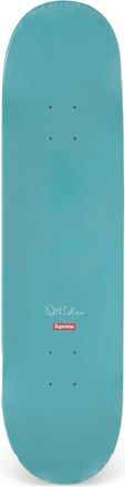 SUPREME x Dan Colen skateboard met print - Blauw