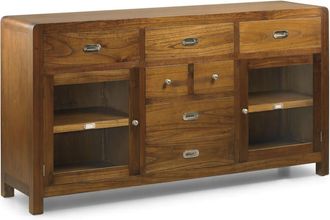 Moycor Bufet de madera de mindi marrón anch. 160 cm