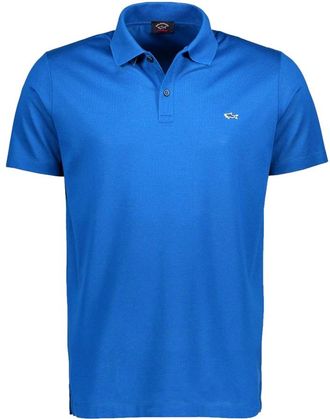 Paul & Shark Piqu&eacute; Polo - Heren - Polos - Blauw - M - Katoen - Tops
