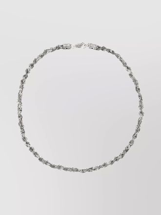 Emanuele Bicocchi twisted design chain necklace