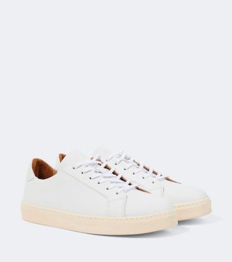 George Cleverley Jack II leather sneakers