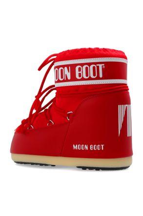 Moon Boot Snow Boots Icon Low Nylon, Womens, Red