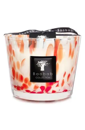 Baobab Coral Pearls Scented Candle in Orange at Nordstrom, Size X-Large