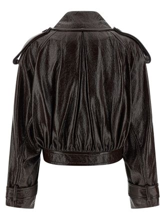 Sportmax Womens Brown Cotton Coat Clothing