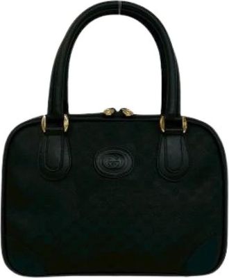 Gucci Pre-owned Vintage Boston Bag - - Pre-owned - Donna - Nero - ONE SIZE