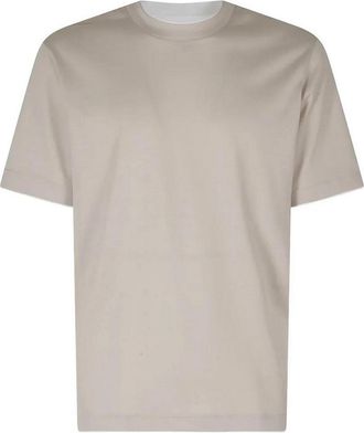 Eleventy T-Shirt Sand And White