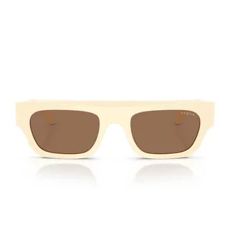 Vogue Sunglasses Vo5694 Su 316773 Ivory/Dark Brown Women