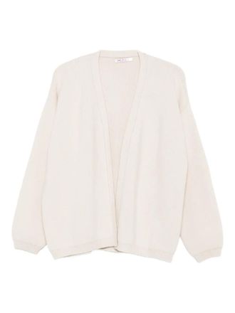 Liska balloon-sleeve cardigan - women - Cashmere - M - Neutrals