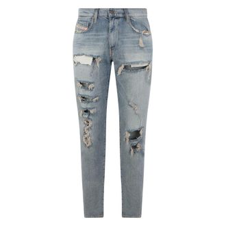 Diesel Slim-fit Jeans, male, Blue, Size: W29 D-Strukt Jeans