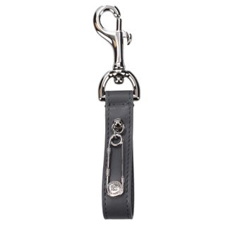 Versace Schl&uuml;sselanh&auml;nger Damen Graues Leder