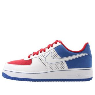 Nike Air Force 1 07 White Varsity Royal Red 315122-113