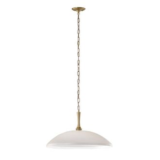 Netlighting Kichler Delarosa Dome Pendant White Champagne Bronze 1x E27