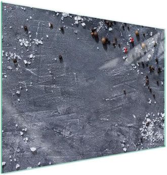 OEM Placa Protectora De Vidrio Para Estufa 70x52 Pizarra