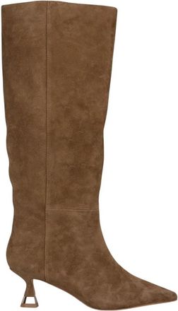 Alma En Pena Hoge laars mini hak - Dames - Laarzen met Hak - Bruin - 38 EU - Schoenen