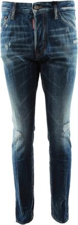 Dsquared2 Cool Guy Blauwe Jeans - Heren - Skinny Jeans - Blauw - 4XL - Katoen - Jeans