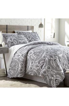 Southshore Fine Linens Pure Mircofiber Duvet Set in Black at Nordstrom Rack, Size Twin/twin Xl