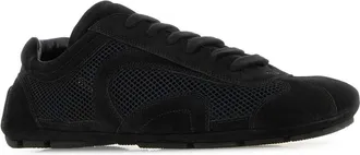 Prada Mens Montecarlo Sneaker Black Leather