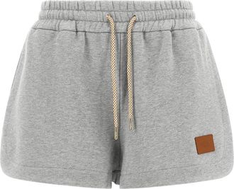 Fendi Shorts - Dames - Bermuda - Grijs - XS - Katoen - Korte Broeken