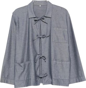 BASERANGE Mujer, Blusas y Camisas, Azul, Talla: S