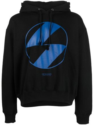The Salvages logo-print hoodie - unisex - Cotton - One Size - Black