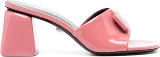 Versace Mules con applicazione 70mm - Rosa