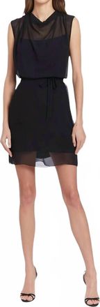 Amanda Uprichard Melby Mini Dress In Black