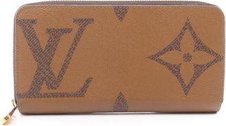 Louis Vuitton Brown Monogram Leather Pvc Long Wallet (Bi-Fold) (Pre-Owned)