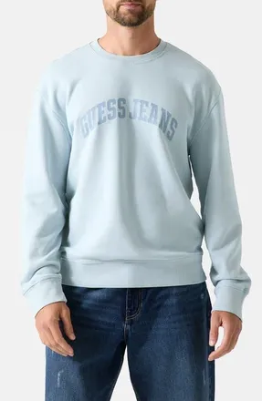 Guess Cotton Crewneck Graphic Sweatshirt in Fb5I-Mediu at Nordstrom, Size Xx-Large