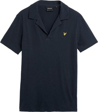 Lyle & Scott Heren, Tops, Blauw, Maat: S Linnen