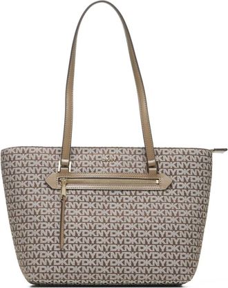 DKNY Stijlvolle Stadsmodetoebehoren Collectie - Dames - Shoppers - Beige - ONE Size - Tassen