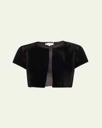 Susan Bender Shearling Bolero