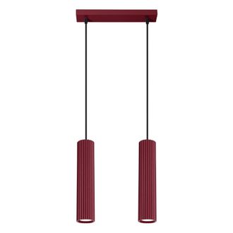 Sollux Lighting L&aacute;mpara colgantes borgo&ntilde;a aluminio alt. 90 cm