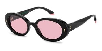 Polaroid PLD 6253/S/X Polarized QFU/0F Womens Sunglasses Black Size 52