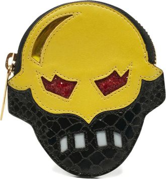 Stella McCartney Portamonete con design a maschera - Nero