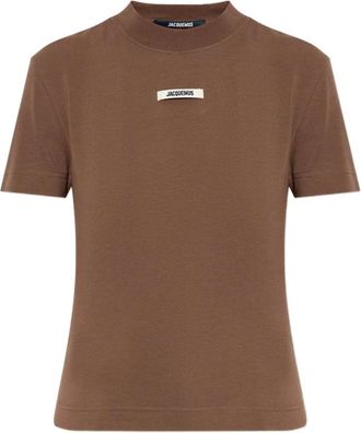 Jacquemus Dames, Tops, Bruin, Maat: XS