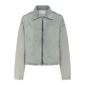 MY ESSENTIAL WARDROBE Dames, Jassen, Blauw, Maat: XL Denim