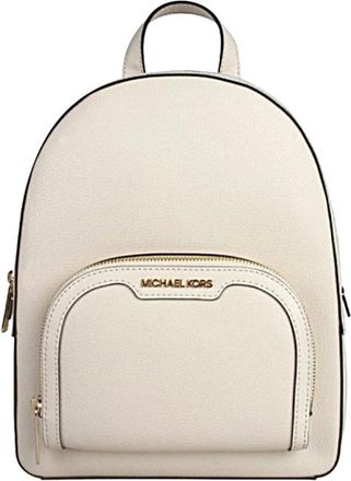 Michael Kors Stijlvolle Rugzak voor Dagelijks Gebruik - Dames - Rugzakken - Beige - ONE Size - Leer - Tassen